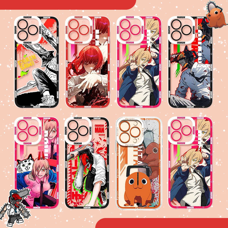 Chainsaw Man Anime Phone Cases – casezoro Chainsaw Man Anime Phone Cases – casezoro