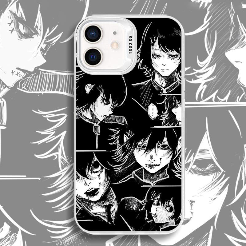 Tokyo Ghoul Ken Kaneki Touka Kirishima Rize Kamishiro Anime Phone Case