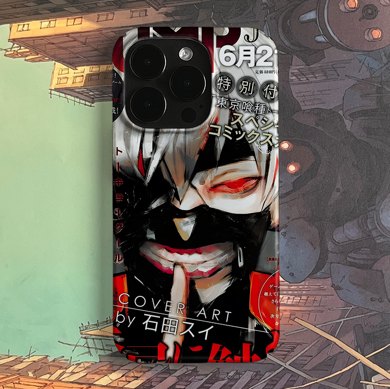 Tokyo Ghoul Ken Kaneki Touka Kirishima Rize Kamishiro Anime Phone Case