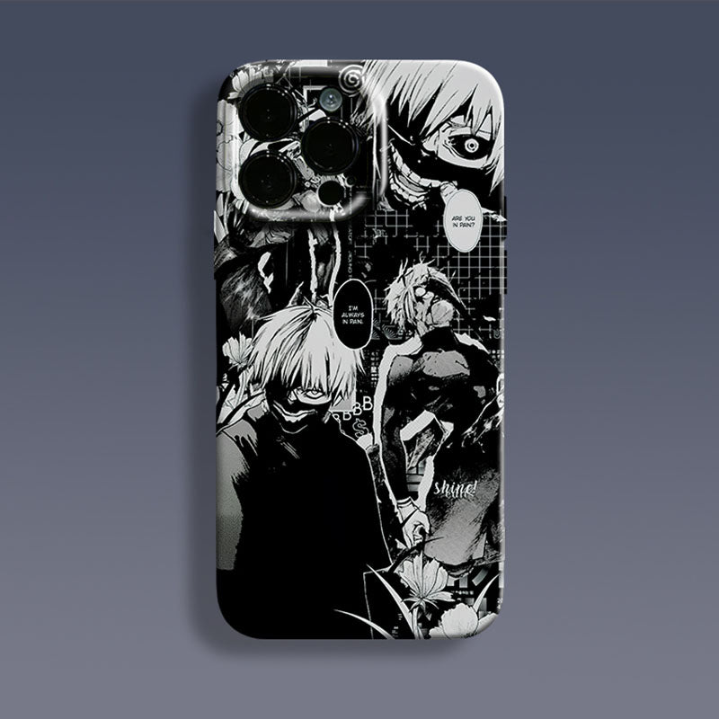 Tokyo Ghoul Ken Kaneki Touka Kirishima Rize Kamishiro Anime Phone Case