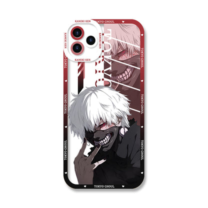 Tokyo Ghoul Ken Kaneki Touka Kirishima Rize Kamishiro Anime Phone Case