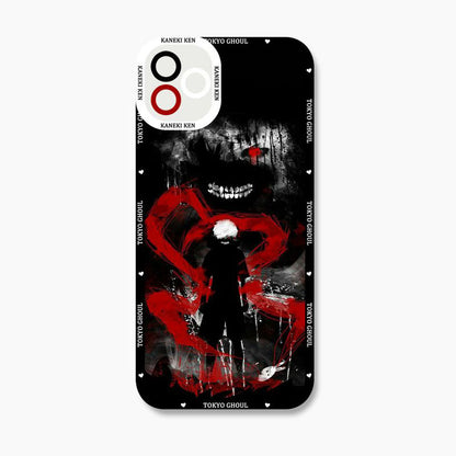 Tokyo Ghoul Ken Kaneki Touka Kirishima Rize Kamishiro Anime Phone Case