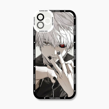 Tokyo Ghoul Ken Kaneki Touka Kirishima Rize Kamishiro Anime Phone Case