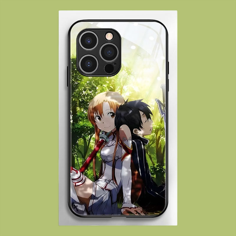 Sword Art Online featuring Kirito Asuna Phone Cases