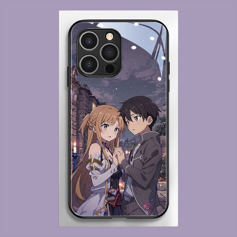 Sword Art Online featuring Kirito Asuna Phone Cases