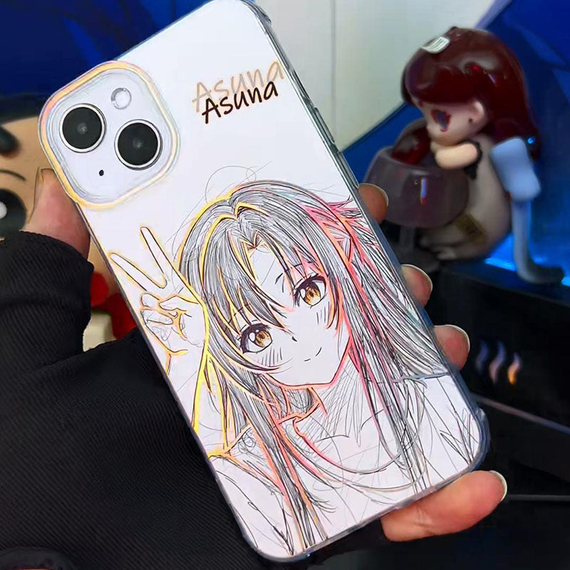Sword Art Online featuring Kirito Asuna Phone Cases