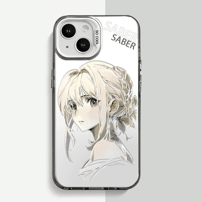 Fate Stay Night Anime Saber Phone Cases