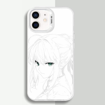 Fate Stay Night Anime Saber Phone Cases