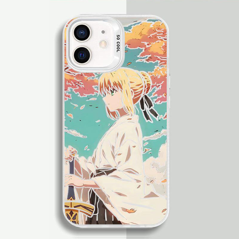 Fate Stay Night Anime Saber Phone Cases