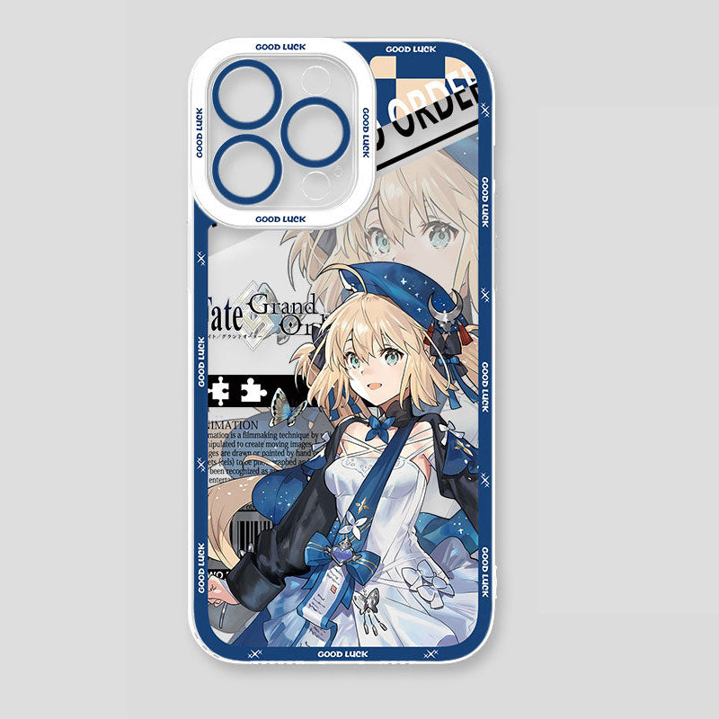 Fate Stay Night Anime Saber Phone Cases