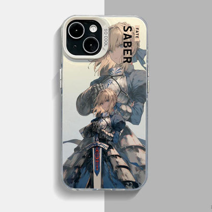 Fate Stay Night Anime Saber Phone Cases