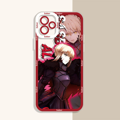 Fate Stay Night Anime Saber Phone Cases