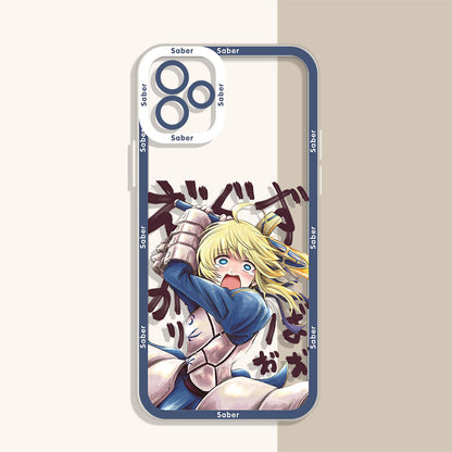 Fate Stay Night Anime Saber Phone Cases