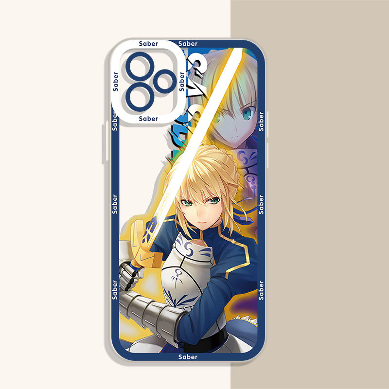 Fate Stay Night Anime Saber Phone Cases