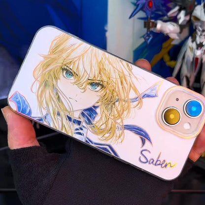 Fate Stay Night Anime Saber Phone Cases