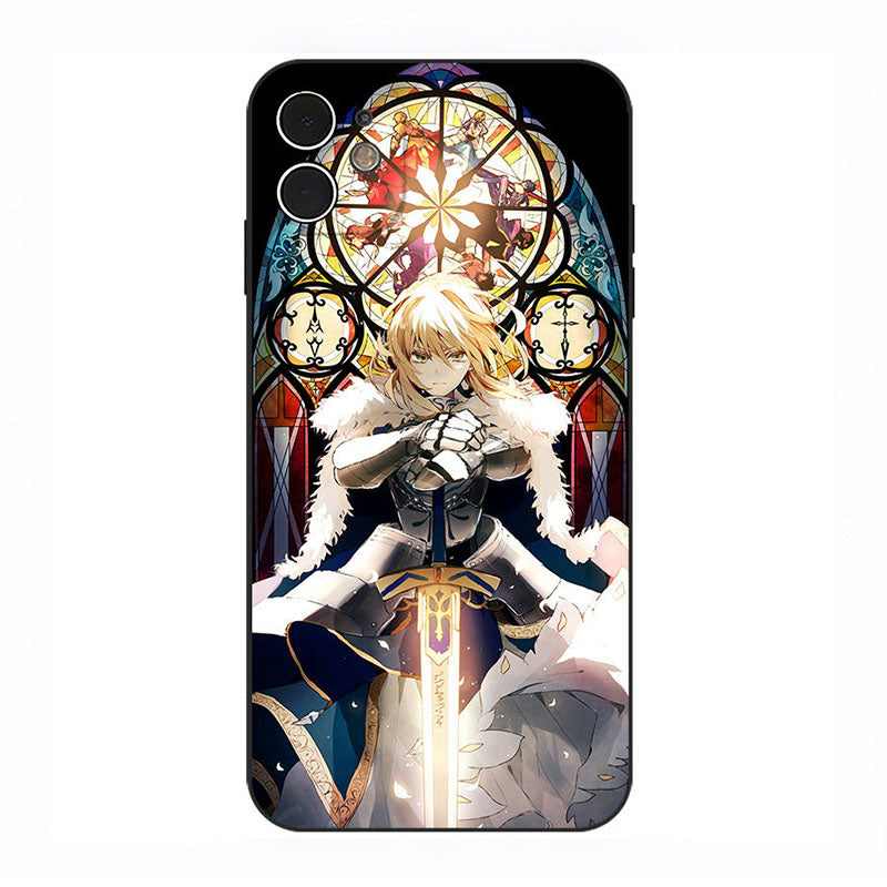 Fate Stay Night Anime Saber Phone Cases