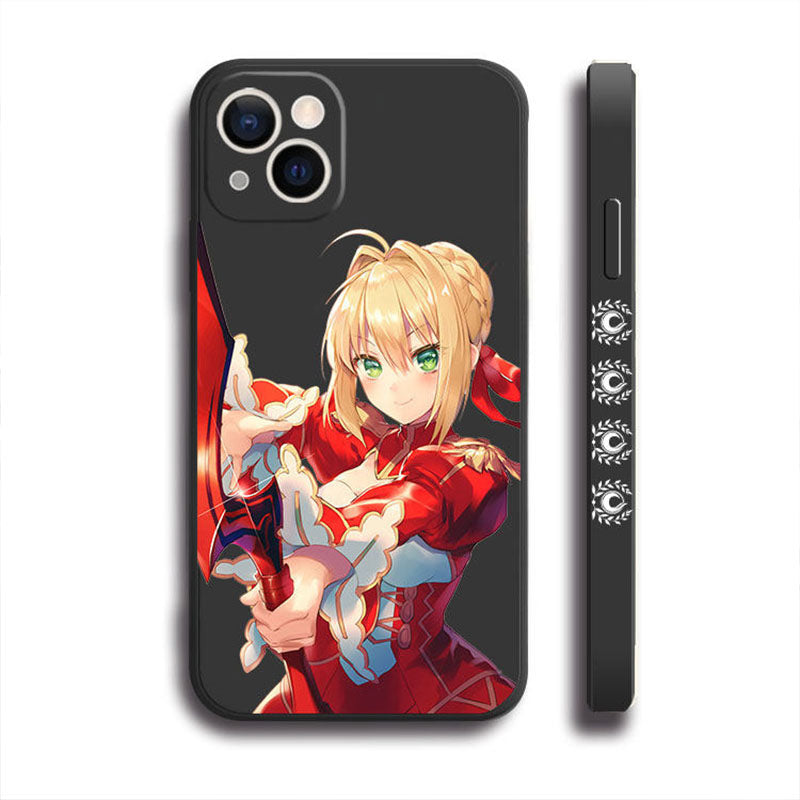 Fate Stay Night Anime Saber Phone Cases