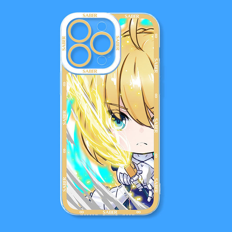 Fate Stay Night Anime Saber Phone Cases