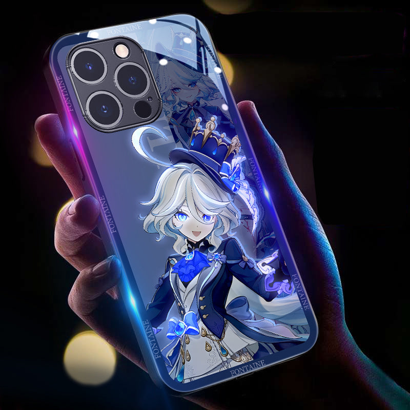 Genshin Impact LED Glowing Phone Cases