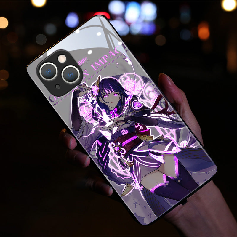 Genshin Impact LED Glowing Phone Cases