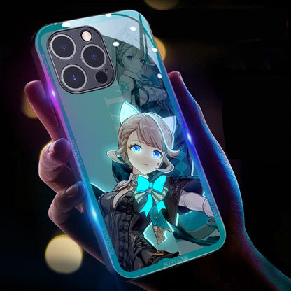 Genshin Impact LED Glowing Phone Cases