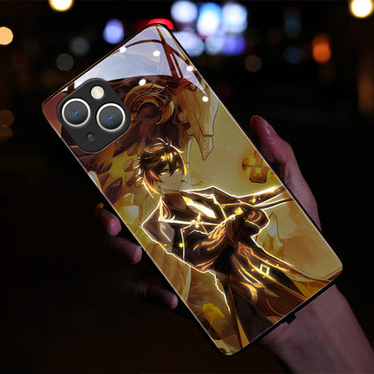 Genshin Impact LED Glowing Phone Cases