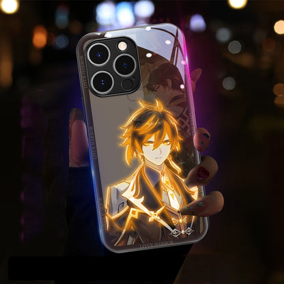 Genshin Impact LED Glowing Phone Cases