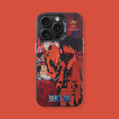 Featuring Luffy, Zoro, Ace, and Shanks One Piece Phone Case