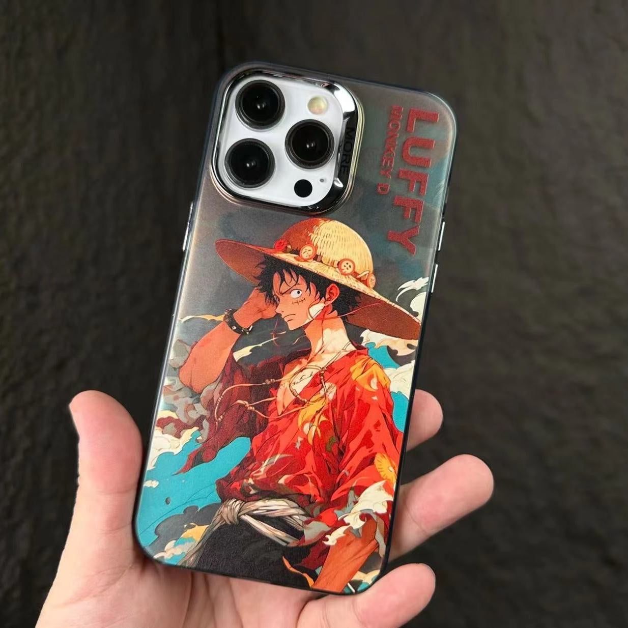 Featuring Luffy, Zoro, Ace, and Shanks One Piece Phone Case