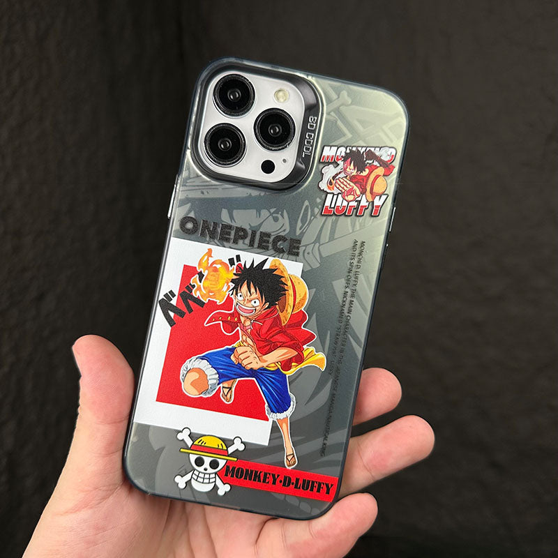 Featuring Luffy, Zoro, Ace, and Shanks One Piece Phone Case