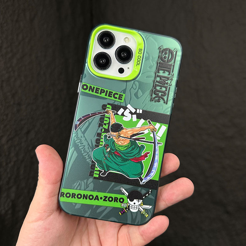 Featuring Luffy, Zoro, Ace, and Shanks One Piece Phone Case