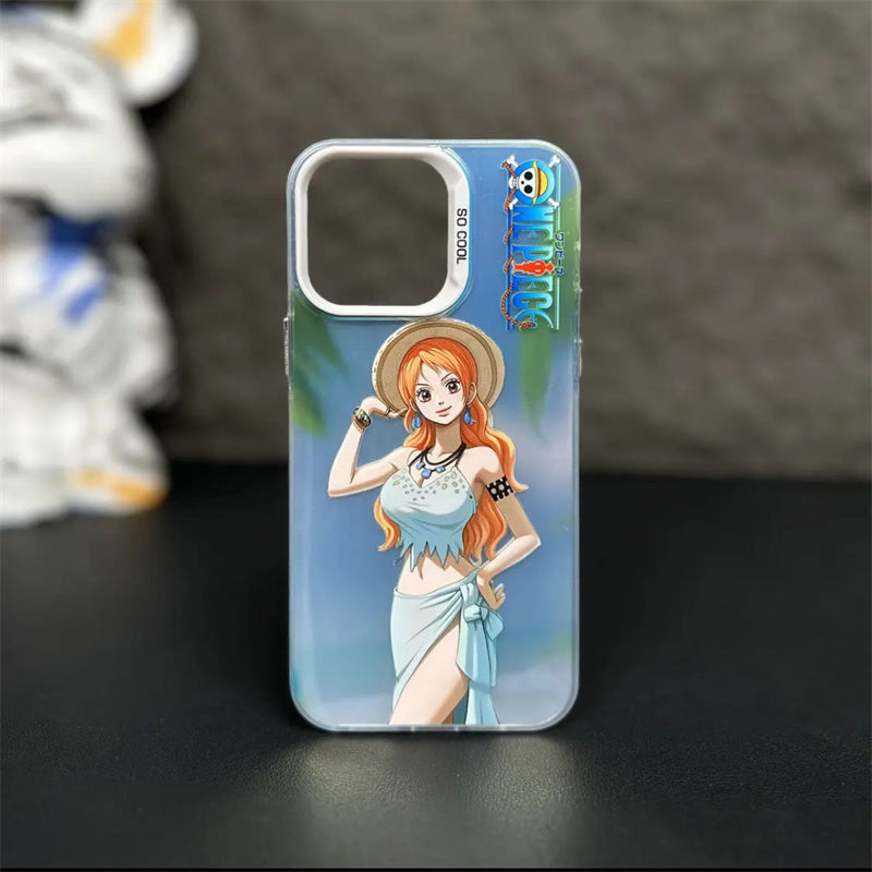 Featuring Luffy, Zoro, Ace, and Shanks One Piece Phone Case