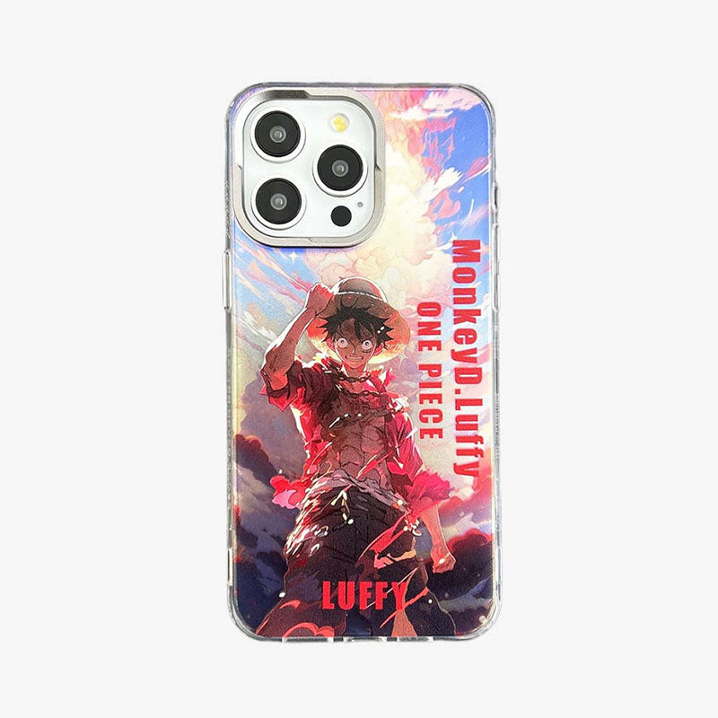 Featuring Luffy, Zoro, Ace, and Shanks One Piece Phone Case