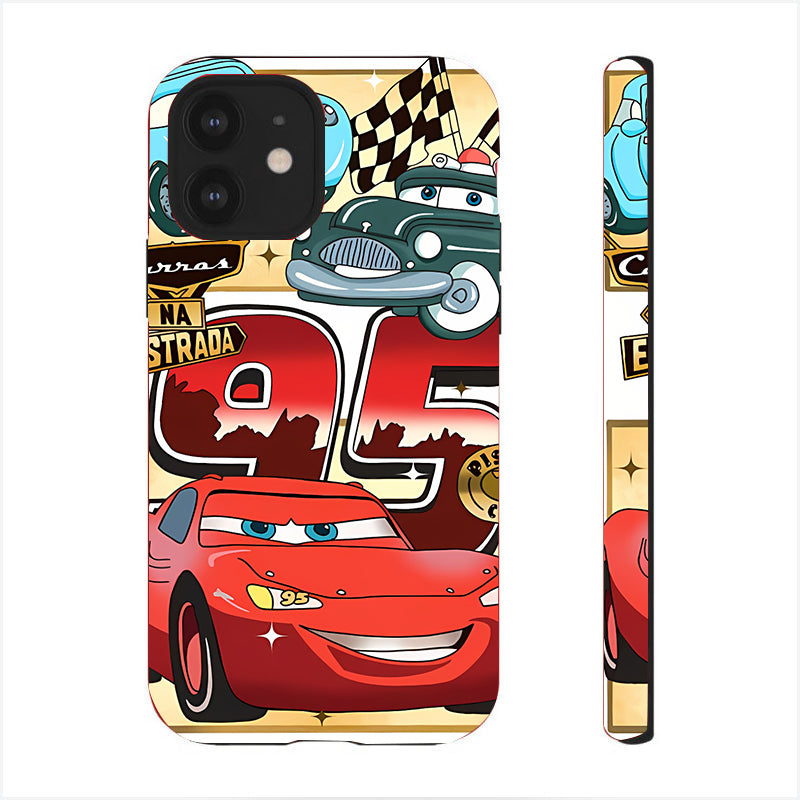 Lightning McQueen Anime  Shockproof Phone Cases