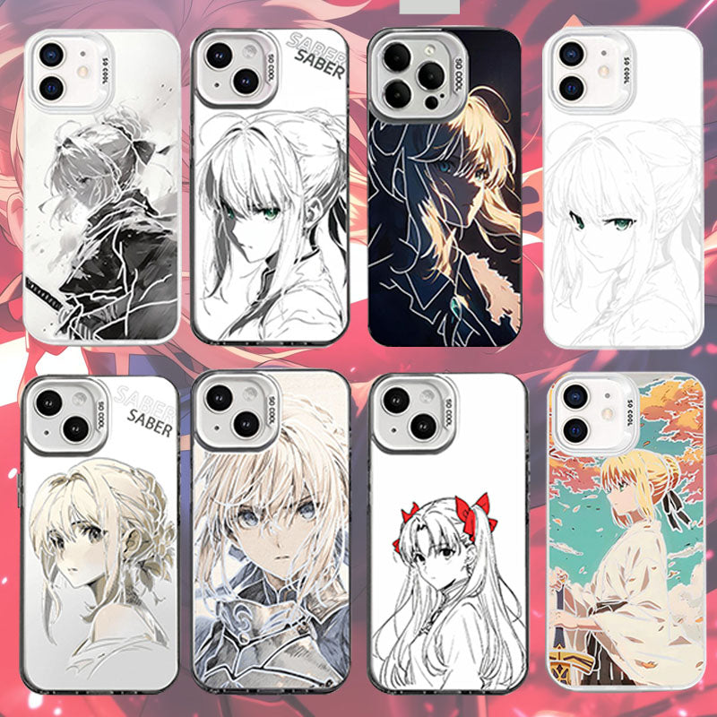 Fate Stay Night Anime Saber Phone Cases