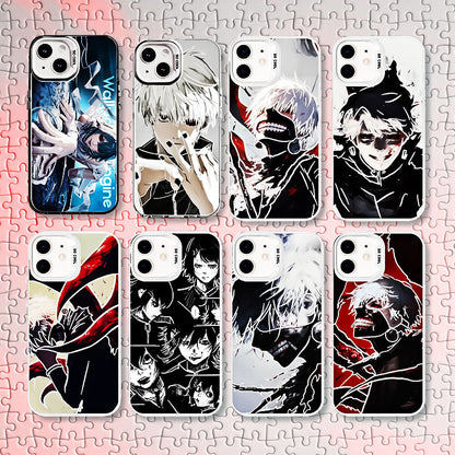 Tokyo Ghoul Ken Kaneki Touka Kirishima Rize Kamishiro Anime Phone Case