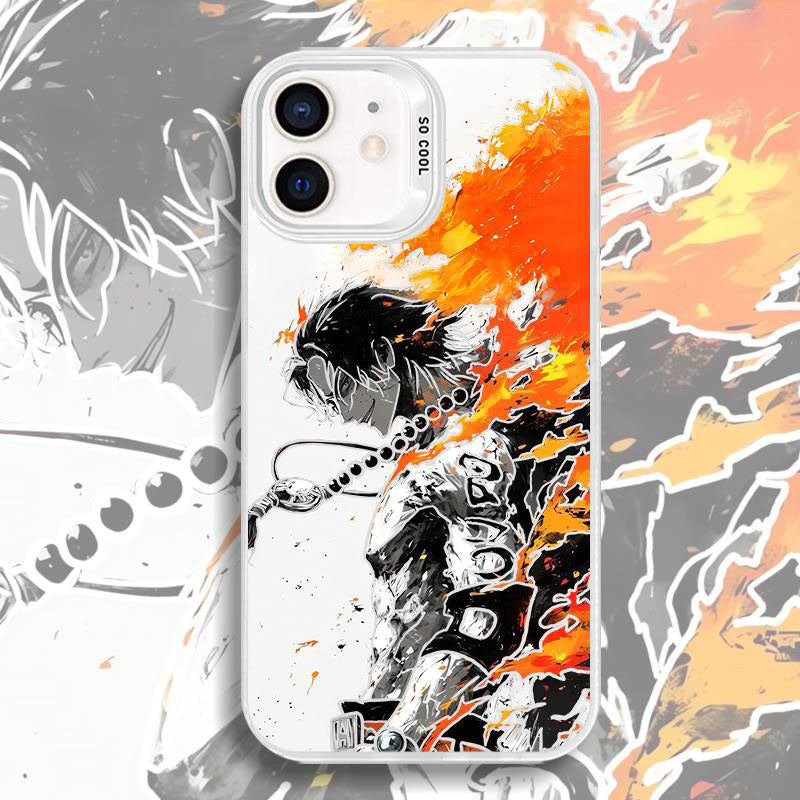 Featuring Luffy, Zoro, Ace, and Shanks One Piece Phone Case