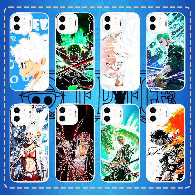 Featuring Luffy, Zoro, Ace, and Shanks One Piece Phone Case