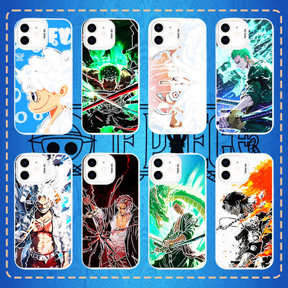 Featuring Luffy, Zoro, Ace, and Shanks One Piece Phone Case