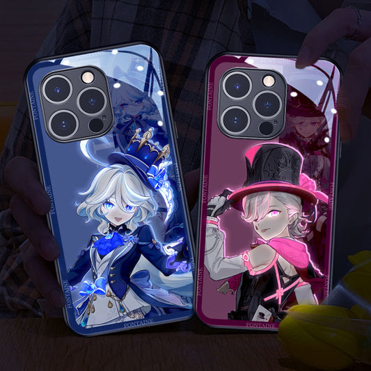 Genshin Impact LED Glowing Phone Cases